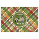 Golfer's Plaid Laminated Placemat w/ Name or Text