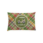 Golfer's Plaid Pillow Case - Toddler (Personalized)