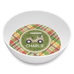 Golfer's Plaid Melamine Bowl - 8 oz (Personalized)