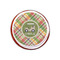 Golfer's Plaid Printed Icing Circle - XSmall - On Cookie