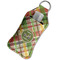 Golfer's Plaid Sanitizer Holder Keychain - Large in Case