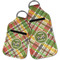 Golfer's Plaid Sanitizer Holder Keychain - Parent Main