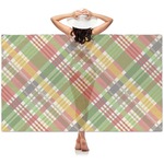 Golfer's Plaid Sheer Sarong