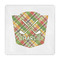 Golfer's Plaid Standard Decorative Napkins (Personalized)