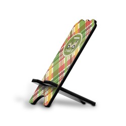 Golfer's Plaid Stylized Cell Phone Stand - Large (Personalized)