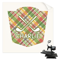 Golfer's Plaid Sublimation Transfer - Baby / Toddler (Personalized)