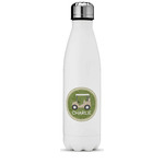 Golfer's Plaid Water Bottle - 17 oz. - Stainless Steel - Full Color Printing (Personalized)