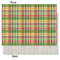 Golfer's Plaid Tissue Paper - Heavyweight - Medium - Front & Back