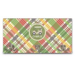 Golfer's Plaid Wall Mounted Coat Rack (Personalized)