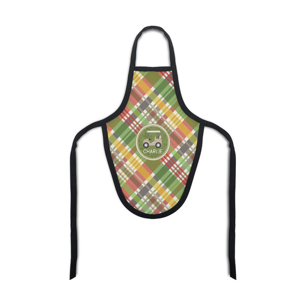 Custom Golfer's Plaid Bottle Apron (Personalized)