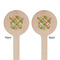 Golfer's Plaid Wooden 7.5" Stir Stick - Round - Double Sided - Front & Back