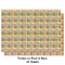 Golfer's Plaid Wrapping Paper Sheet - Double Sided - Front