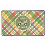 Golfer's Plaid XXL Gaming Mouse Pad - 24" x 14" (Personalized)