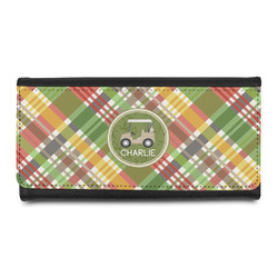 Golfer's Plaid Leatherette Ladies Wallet (Personalized)