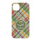 Golfer's Plaid iPhone 14 Pro Case - Back