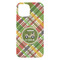 Golfer's Plaid iPhone 15 Plus Case - Back