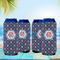 Knitted Argyle & Skulls 16oz Can Sleeve - Set of 4 - LIFESTYLE