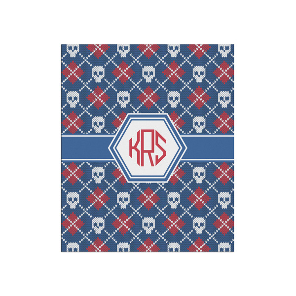 Custom Knitted Argyle & Skulls Poster - Matte - 20x24 (Personalized)