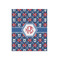 Knitted Argyle & Skulls 20x24 - Matte Poster - Front View