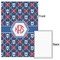 Knitted Argyle & Skulls 20x30 - Matte Poster - Front & Back