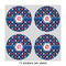 Knitted Argyle & Skulls 4" Multipurpose Round Labels - Sheet