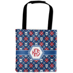 Knitted Argyle & Skulls Auto Back Seat Organizer Bag (Personalized)