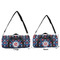 Knitted Argyle & Skulls Duffle Bag Small and Large