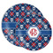 Knitted Argyle & Skulls Melamine Plates - PARENT/MAIN