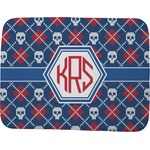 Knitted Argyle & Skulls Memory Foam Bath Mat - 48"x36" (Personalized)