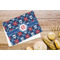 Knitted Argyle & Skulls Microfiber Kitchen Towel - LIFESTYLE