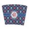 Knitted Argyle & Skulls Party Cup Sleeves - without bottom - FRONT (flat)
