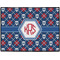 Knitted Argyle & Skulls Personalized Door Mat - 24x18 (APPROVAL)