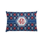 Knitted Argyle & Skulls Pillow Case - Standard (Personalized)