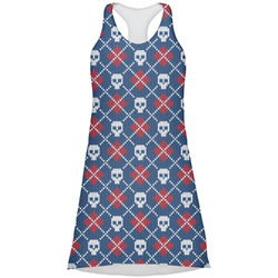 Knitted Argyle & Skulls Racerback Dress - X Small