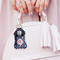 Knitted Argyle & Skulls Sanitizer Holder Keychain - Small (LIFESTYLE)