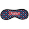 Knitted Argyle & Skulls Sleeping Eye Mask - Front Large