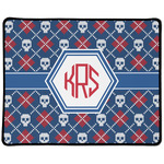 Knitted Argyle & Skulls Large Gaming Mouse Pad - 12.5" x 10" (Personalized)