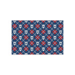 Knitted Argyle & Skulls Small Tissue Papers Sheets - Lightweight