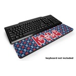 Knitted Argyle & Skulls Keyboard Wrist Rest (Personalized)