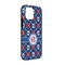 Knitted Argyle & Skulls iPhone 13 Pro Tough Case -  Angle