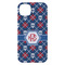 Knitted Argyle & Skulls iPhone 14 Plus Case - Back