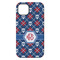 Knitted Argyle & Skulls iPhone 14 Pro Max Tough Case - Back