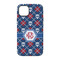 Knitted Argyle & Skulls iPhone 14 Tough Case - Back