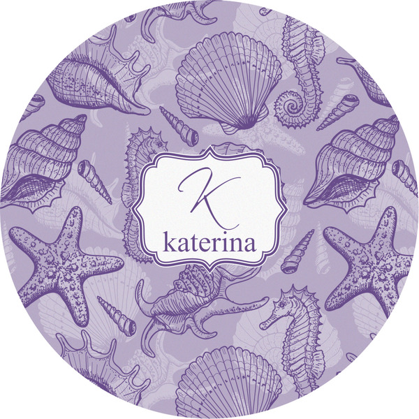 Custom Sea Shells Multipurpose Round Labels - 2" (Personalized)