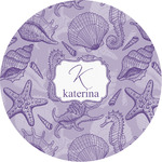 Sea Shells Multipurpose Round Labels - 3" (Personalized)