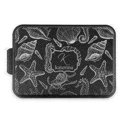 Sea Shells Aluminum Baking Pan with Black Lid (Personalized)