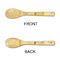 Sea Shells Bamboo Spoons - Double Sided - APPROVAL