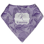 Sea Shells Bandana Bib (Personalized)