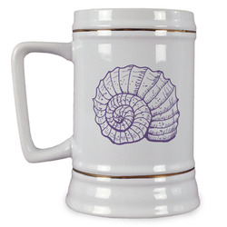 Sea Shells Beer Stein (Personalized)