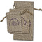 Sea Shells Burlap Gift Bags - (PARENT MAIN) All Three